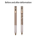 Geometric Deformation Pen Retractable Anamorphic Fidget Pen
