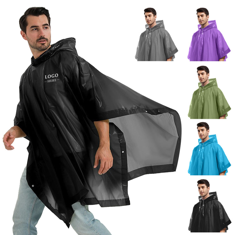 Rain Ponchos for Adults Reusable