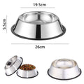 35 Oz Stainless Steel Pet Dog Bowl