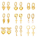 Alloy Zircon Earrings