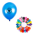 10 Inch Pearlized Assorted Colors Latex Balloons