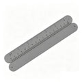 Full-Color Print Silicone Slap Bracelets W/Ruler