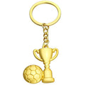 Football and Trophy Keyring