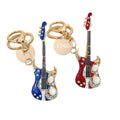 Diamond Guitar Keychain