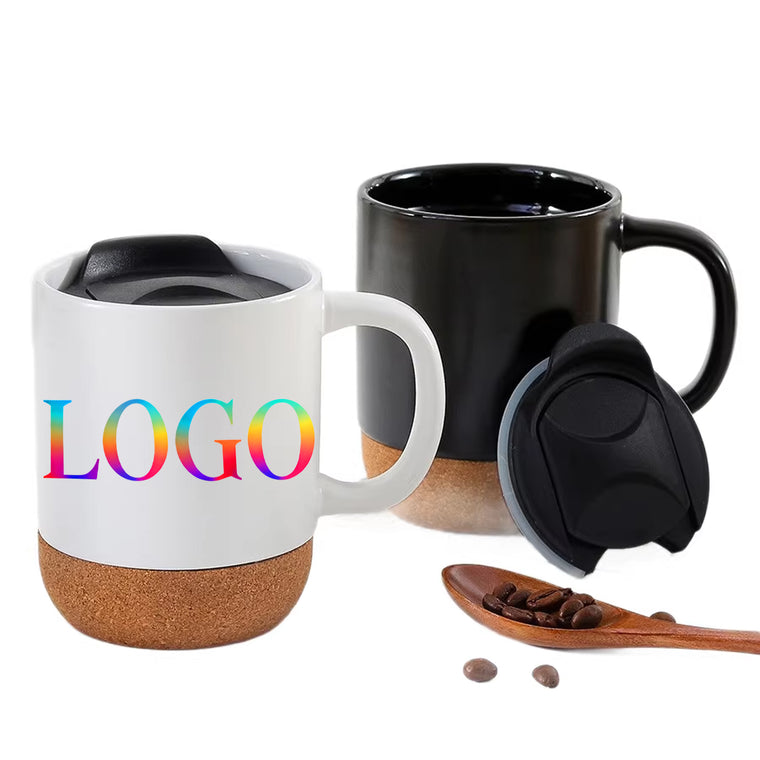 12oz Ceramic Mug With Removable Lid