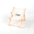 Custom Wooden Beach Chair Phone Holder