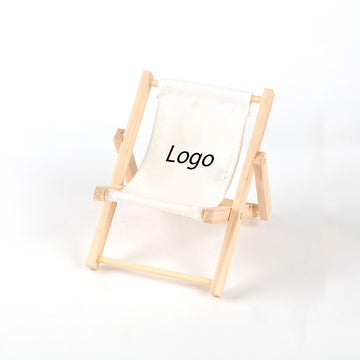 Custom Wooden Beach Chair Phone Holder