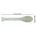 Biodegradable 3-In-1 Portable Tableware