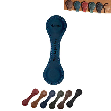 Magnetic Leather Bookmark