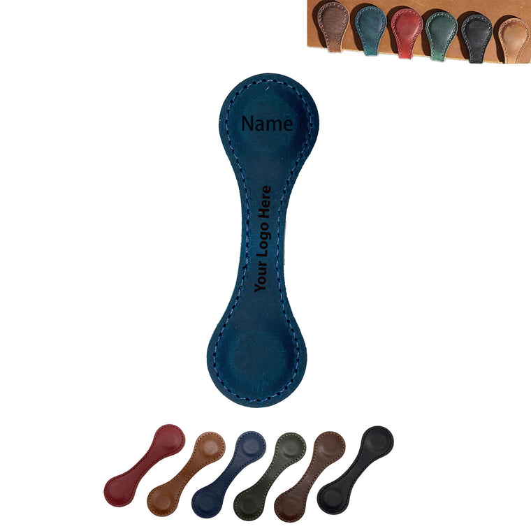Magnetic Leather Bookmark