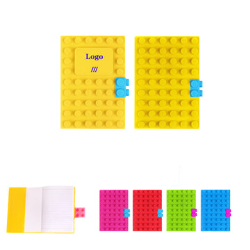 Silicone Cover Notebook With Closure