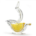 Portable Acrylic Bird Shaped Manual Lemon Slice Squeezer