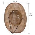 Custom Logo Straw Cowboy Hat