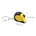 Full Color Custom Mini Tape Measure Keychain 1m/3ft