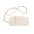 Resistant Thickened Leather Eyeglasses Bag