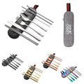 Stainless Steel Tableware Set w/Felt Bag