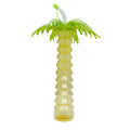 17 0z Tropical Summer Coconut Tree Bottle with Straw