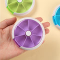 Candy Color Dispensing Rotary Pill Box