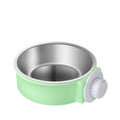 Removable Stainless Steel Hanging Pet Cage Bowl Coop Cup