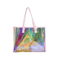 Clear Iridescent PVC Tote Bag