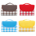 Portable Camping Waterproof Lattice Picnic Blanket