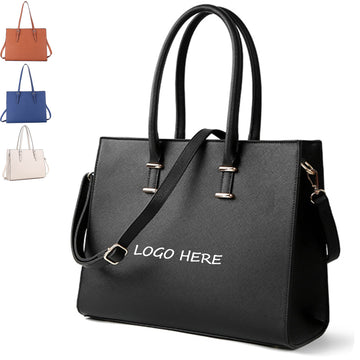 15.6 Inch Laptop Leather Tote Bag