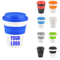 12Oz. Coffee Cup with Silicone Lid and Cup Sleeve