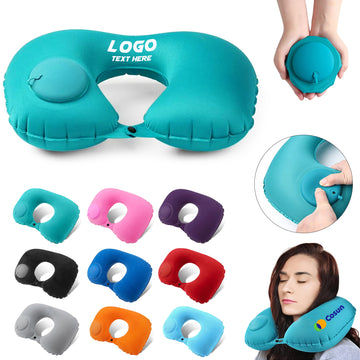 Inflatable U-Shaped Pillow
