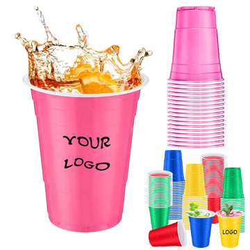 Colored Disposable Plastic Cups