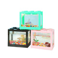 Stackable Desktop Mini Plastic Building Block Aquarium Tank