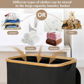 110L Large Laundry Hamper with Handle and Lid