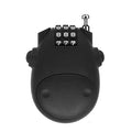 3-Stage Retractable Security Steel Cable Combination Lock