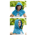 Neck Face Cooling Hoodie Towel
