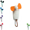 Portable Hand-Held Fan With Flashlight
