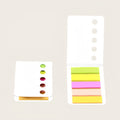 Kraft Paper Colorful Strips Combo Sticky Notes
