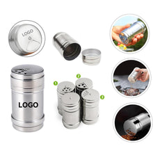 Stainless Steel Seasoning Shaker With Top Rotatable Cover