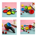 Colorful Multi-Size Foldable Silicone Measuring Cup