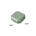 Portable Pill Box with Six Compartments for Separate Storage