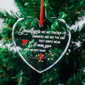 3'' Heart Transparent Crystal Ornaments Widget/Pendant