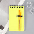 Pocket Sized Spiral Jotter Notepad Notebook With Pen