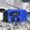 Emergency Tool Radio With Led Flashlight, 600Mah Power Bank