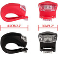 Bicycle Front Rear Strobe Batteries Included Frog Led Light