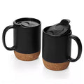 14 oz Cork Bottom Ceramic Mug