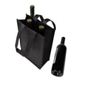 Non-Woven 2-Bottle Wine Tote Bag with Handle and Divider
