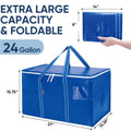 Heavy Duty Moving Storage Bag With Zipper Handles