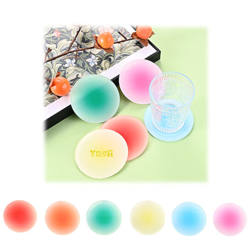 Transparent Acrylic Desktop Coasters