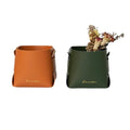 Leather Valet Tray Catchall Tray Desktop Storage Organizer