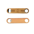 Custom Laser Engraved Bottle Opener—wood Handle & Steel