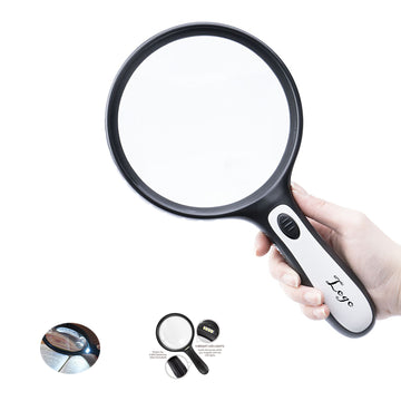 Handheld Illuminated Lighted Magnifier