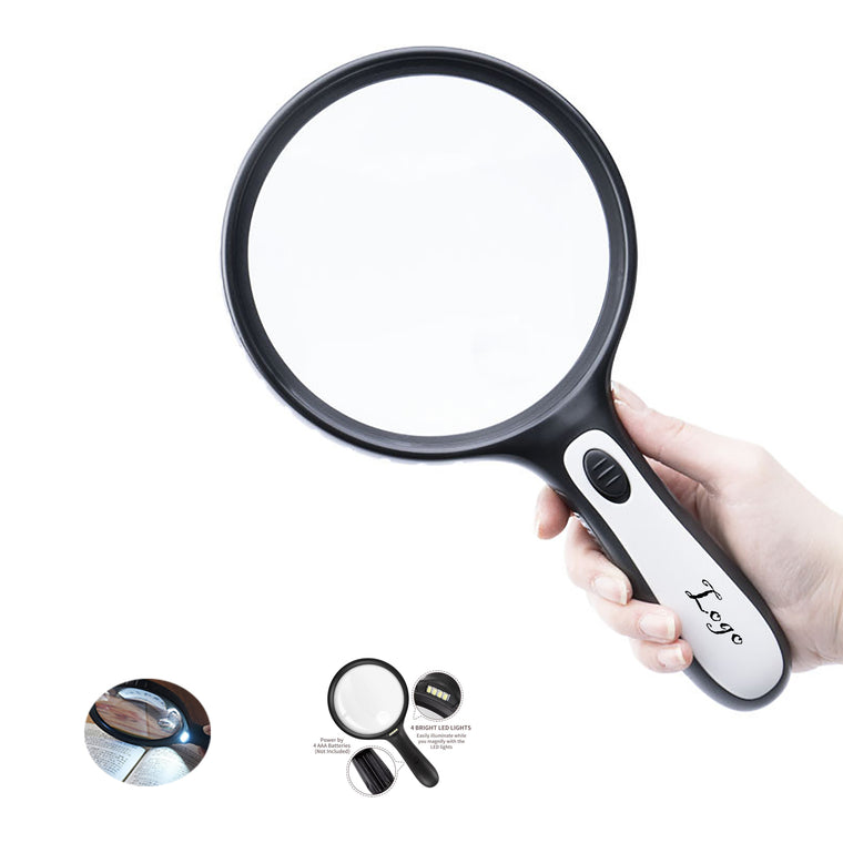 Handheld Illuminated Lighted Magnifier